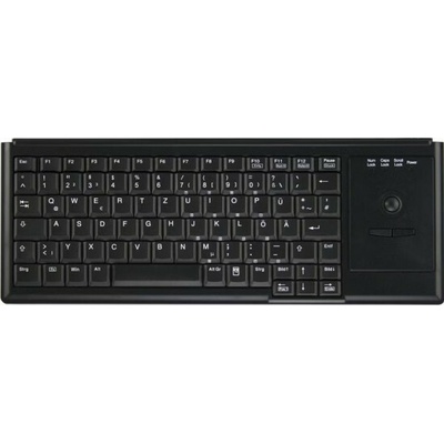Cherry Active Key Industry 4.0 Compact Ultraflat Trackball Keyboard AK-4400-TU-B/GE