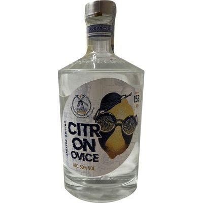 Kuželov Citronovice 50% 0,5 l (holá láhev)