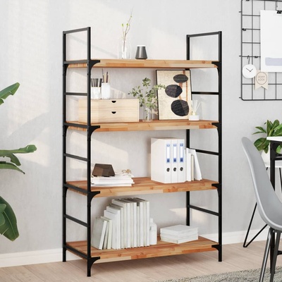 vidaXL Плаващи рафтове, 2 бр. , 80x40x4 см, маслено обработени, масивна дървесина, акация (3279636)