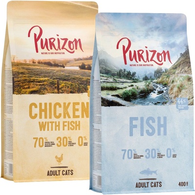 Purizon Adult Kuře & ryba & ryba 2 x 0,4 kg