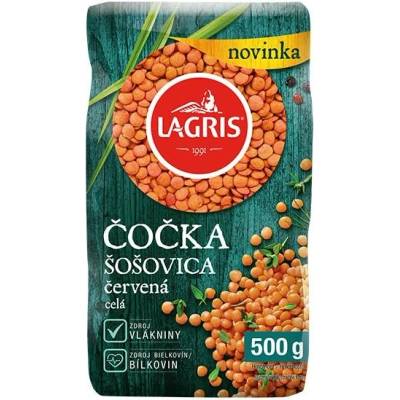 Lagris Čočka červená loupaná celá 0,5 kg
