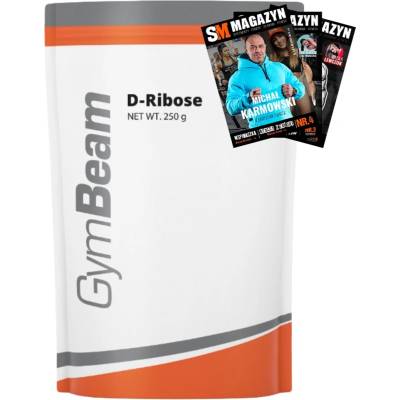 GymBeam D-Ribóza 250 g