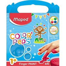 Maped Prstové barvy Color'Peps 4 barvy 80 ml