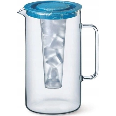 SIMAX Džbán s vložkou na led 2,5 l, mramor tyrkysový