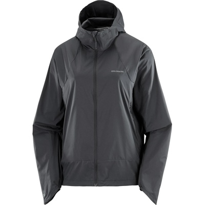 Salomon Дамско ветрозащитно яке Salomon Women's Outwind Full Zip Jacket Windproof jacket - Deep Black (118-0419-0113)