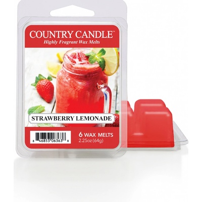 Country Candle Strawberry Lemonade Vonný Vosk 64 g