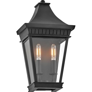 Elstead Lighting Hinkley HK-CHAPEL-HILL7-MB - Екстериорна лампа CHAPEL HILL 2xE14/40W/230V IP44 (ED0832)