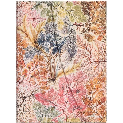 Paperblanks Тефтер Anemone, Midi, широки редове, твърда кори (1570180530)