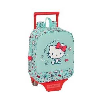 Hello Kitty Училищна чанта с колелца Hello Kitty Sea lovers цвят тюркоаз 22 x 27 x 10 cm