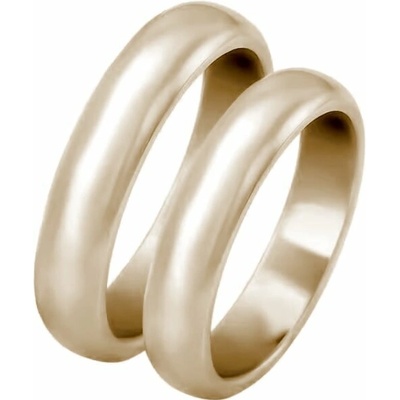 Eppi snubní prsteny ze zlata v oříškové barvě Ebie RW49499