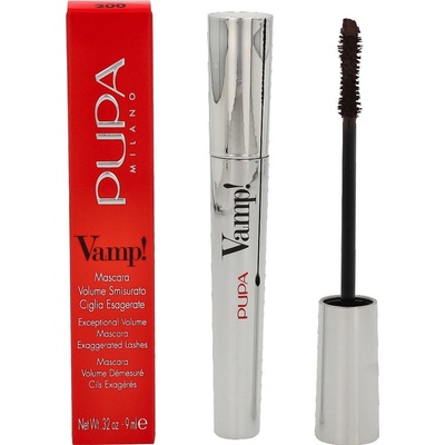 Pupa řasenka Mascara VAMP! 200 čokoládově hnědá 9 ml