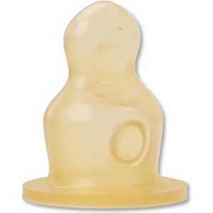 Baby-Nova Стандартен латексов биберон за мляко Baby Nova - 2 броя, размер 2 (16502) - baby
