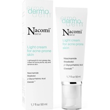 Nacomi Dermo Light Cream for Acne-Prone Skin Lehký krém pro aknózní pleť 50 ml