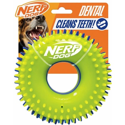 Nerf Dog pískací kruh se spiky 15 cm