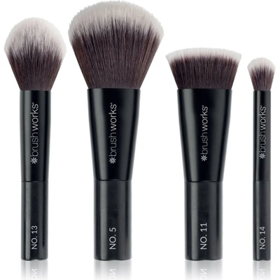 Brushworks On The Move Makeup Minis Complexion комплект четки