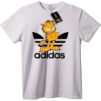 NOONEBRAND Garfield x Adidas Тениска - 2XL, White