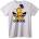 NOONEBRAND Garfield x Adidas Тениска - 2XL, White