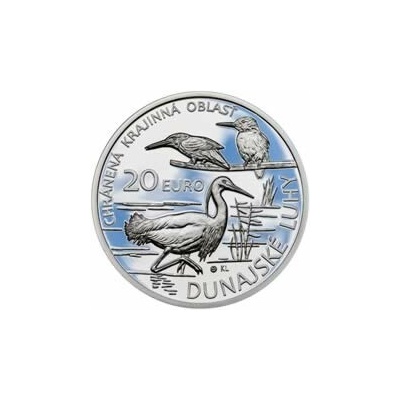 2025 20 € Chránená krajinná oblasť Dunajské luhy Ag Proof