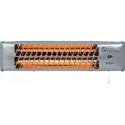 Home Nástenný elektrický krb s funkciou ohrievania 230 W 53,5 x 13 x 11 cm sivý