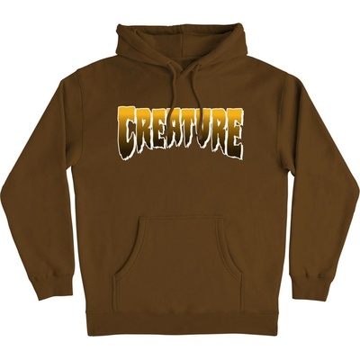 Creature Logo P/O Hooded Heavyweight Sweatshirt Brown