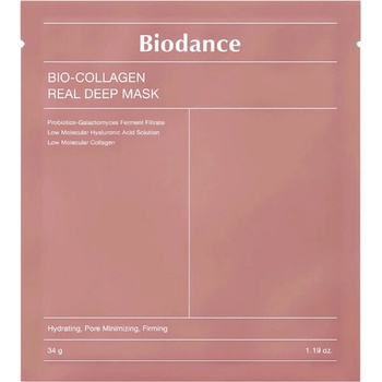 Biodance Bio-Collagen Real Deep Mask Maska na tvár s kolagénom 34 g 1 ks