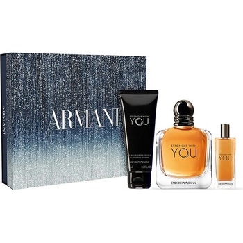 Giorgio Armani Emporio Armani Stronger With You EDT 100 + Shower Gel 75 + EDT 15 за мъже