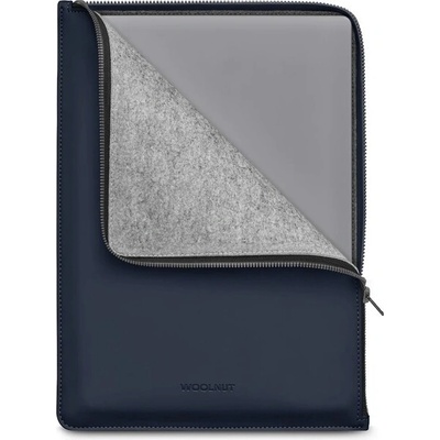 Woolnut Coated PU Folio púzdro pre 13/14" MacBook tmavo modré WN-MBP14-RP-F-1680-BL