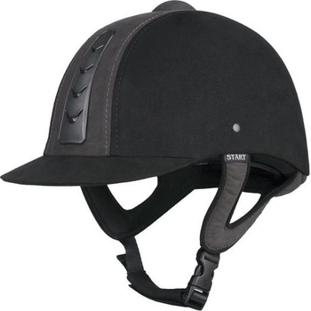 Start riding Каска за езда - SportPlus L - 59-61 (11510004*BK/GR*L)