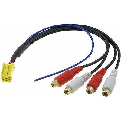 VHBW Adaptér s Mini-ISO na 4 x Cinch - neoriginální