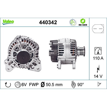 Alternátor VALEO 440342