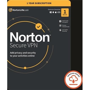 Norton Secure VPN 1 lic. 1 zar. 12 mes.