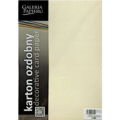 ozdobný papír Milano bílá 230 g 20ks