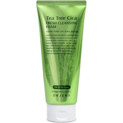 ORJENA Tea Tree Cica Fresh Cleansing Foam Почистваща пяна дамски 180ml