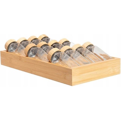 Homla Sada kořenek FORCINA v bambusové krabičce 12 x 110 ml