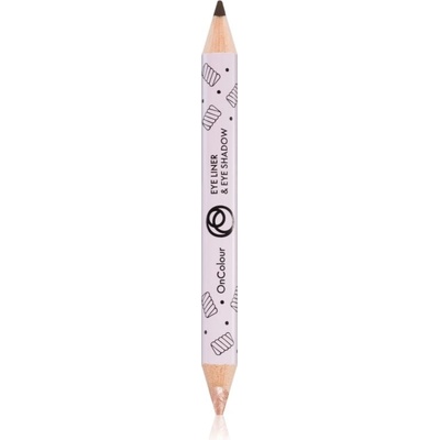 Oriflame OnColour očné tiene a očné linky 2 v 1 Fluffy Nude 1,5 g