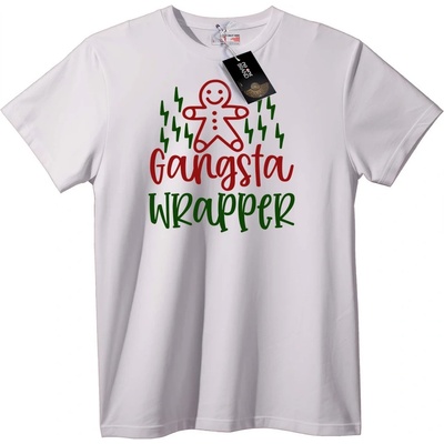 NOONEBRAND Тениска Gangsta Wrapper - XL, Black