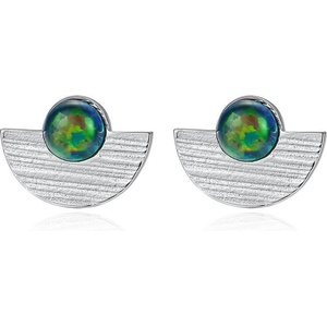 Silenti Jewelry Сребърни обеци "Ореол