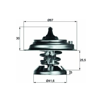 Termostat chladící kapaliny MAHLE ORIGINAL TX 29 85D (TX2985D)