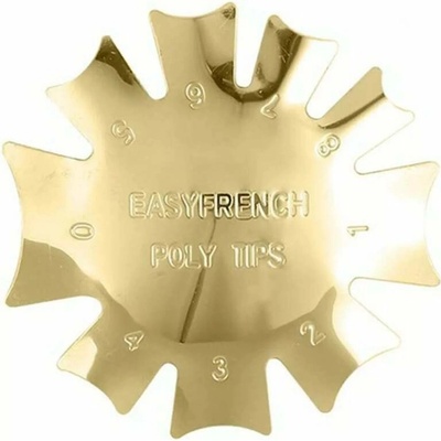 Starnails kovová šablona na francouzskou manikúru B