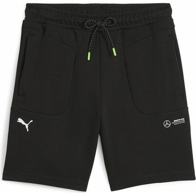 Puma MERCEDES-AMG PETRONAS F1 ESSENTIALS SHORTS čierna biela