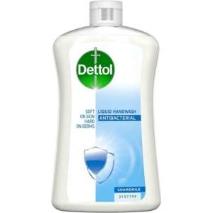 KORRES Течен сапун антибактериален за ръце Лайка, Dettol Chamomile Soft On Skin Hard On Dirt Refill Liquid Hand Wash 750ml