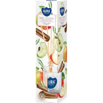 NG 45471 Osvěžovač vzduchu JABLKOSKOŘICE odpařovací s tyčinkami 45ml 45x45x205