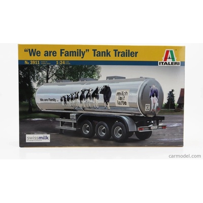 Italeri Trailer Tank Trailer For Truck We Are Familiy Trasporto Latte 1.24