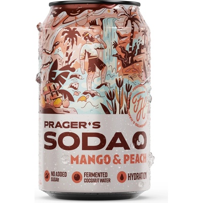 Prager's Soda Mango&Peach 330 ml