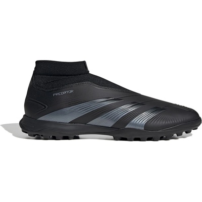 Adidas Футболни стоножки Adidas Predator 24 League Laceless Turf Boots - Black/Grey