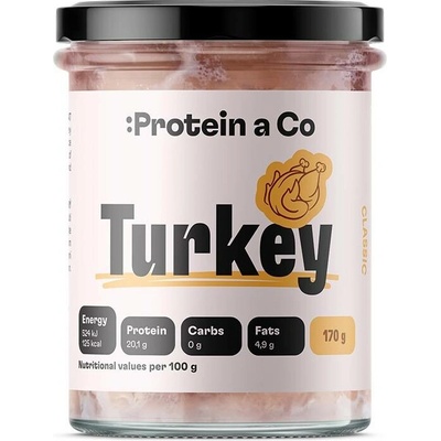 ProteinaCo Krůtí maso ve vlastní šťávě 170 g – Zboží Dáma