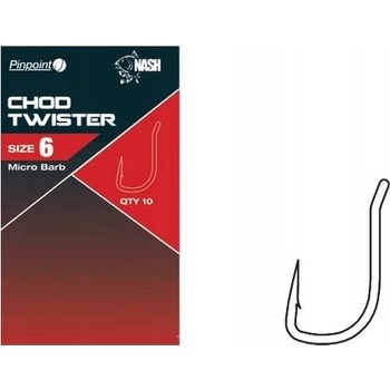 Kevin Nash Pinpoint Chod Twister Micro Barbed vel.2 10 ks