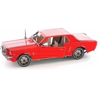 METAL EARTH 3D puzzle Ford Mustang 1965 (červený) 36 ks