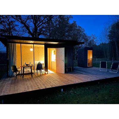 Ubytování: Tiny house s vlastní saunou