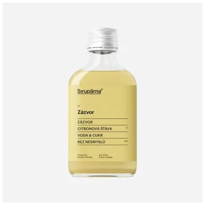 Sirupárna Domácí Zázvorový Sirup 100 ml